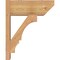 Ekena Millwork Balboa Slat Smooth Outlooker, Western Red Cedar, 7 1/2"W x 18"D x 22"H OUT08X18X22BOA06SWR - alternate 2